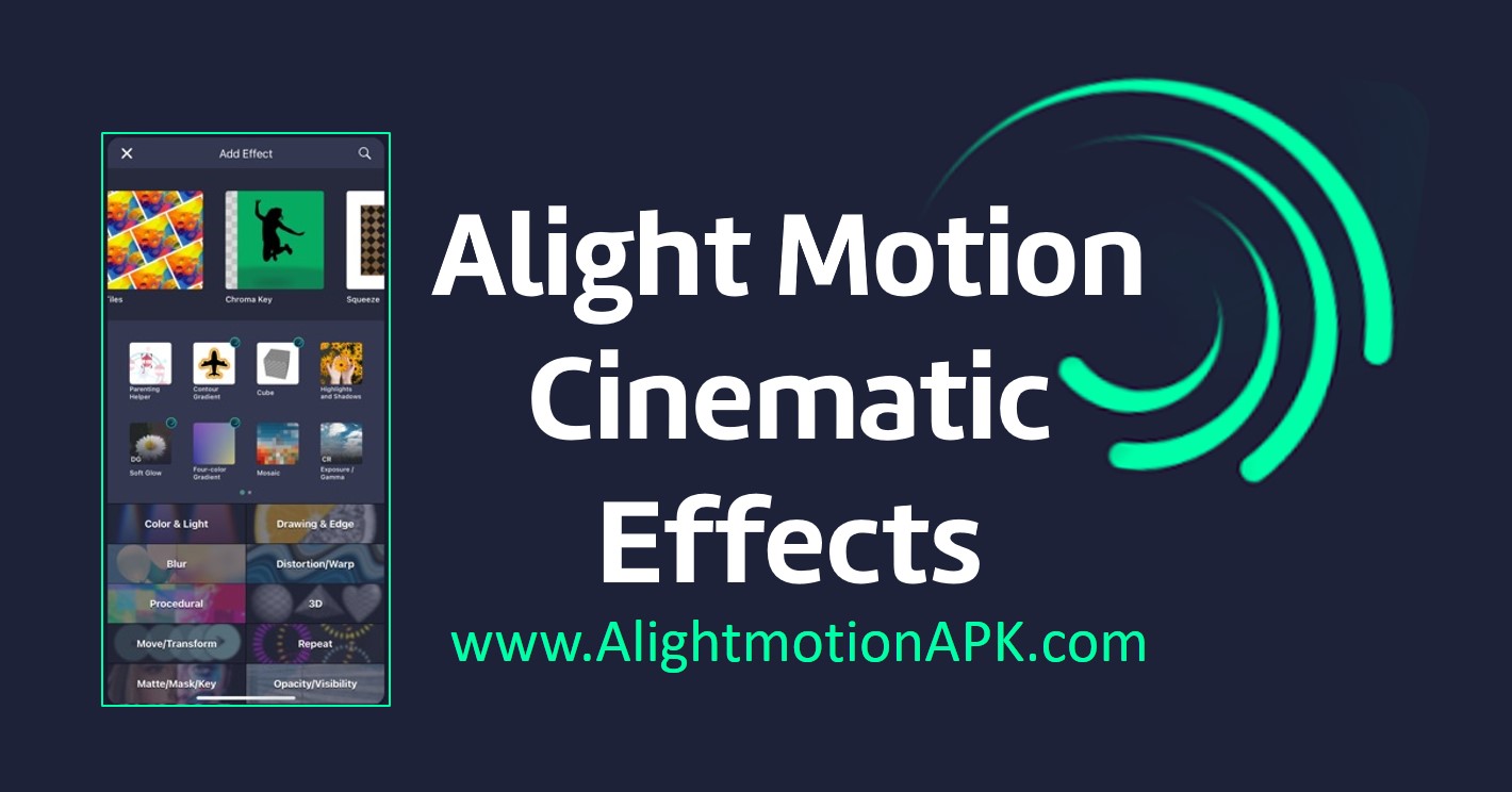 alight motion cinematic effects