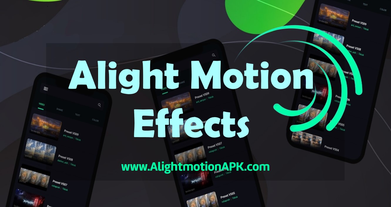 alight motion effects